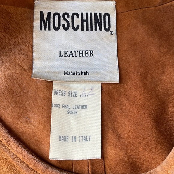 Beautiful suded MOSCHINO dress - Picture 6 of 8